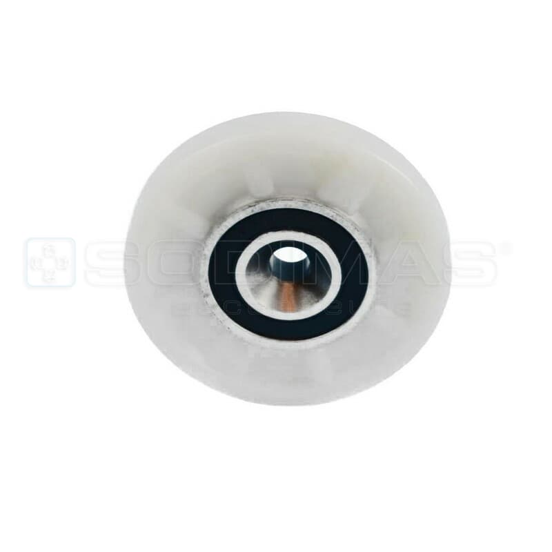 Galet de renvoi câblette Ø 64 mm porte 50/11 palière et cabine